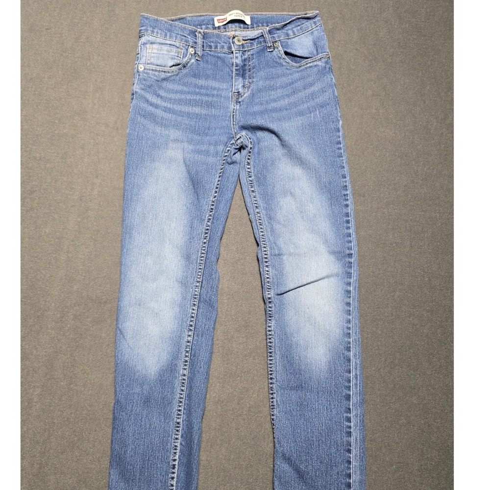 Levi's 502 Regular Taper Light Wash‎ Denim Jeans Youth Size 14 REG 27x27